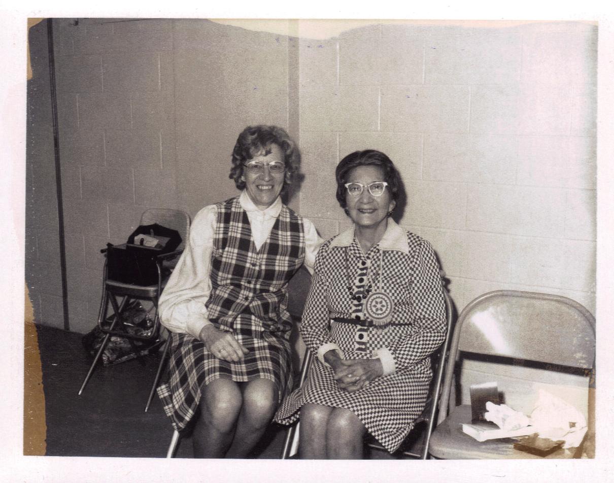 Cecelia Merrick and Bernice Tegeler